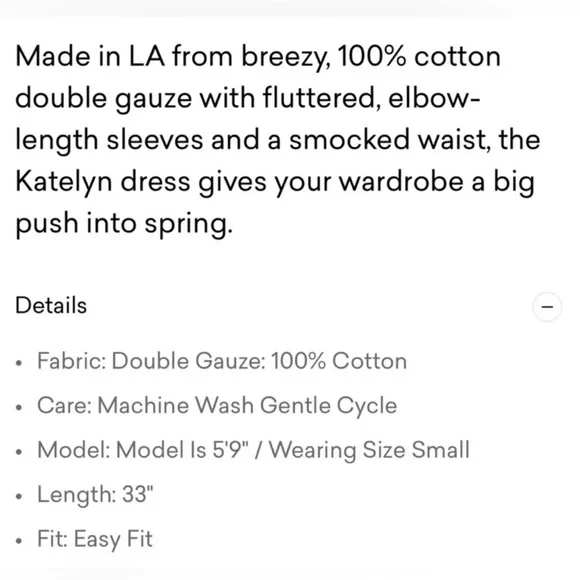 MICHAEL STARS NWOT KATELYN GAUZE DRESS - Picture 12 of 13